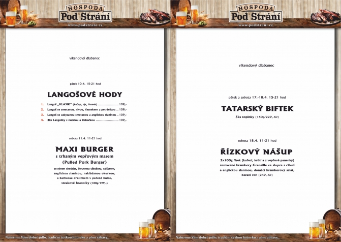 Dlabanec na tento a příští víkend